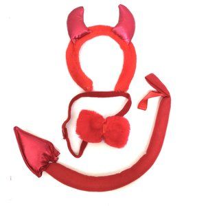 Rubies Devil Ears Tail and Bowtie Halloween NOS NWT